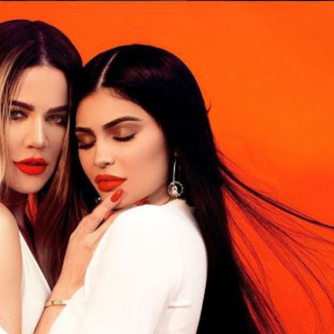 Kylie Jenner and Khloe Kardashian wear matching lipstick in smouldering Instagram photo