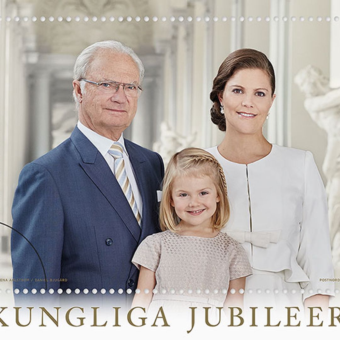Princess Estelle of Sweden plays starring role in new commemorative stamps