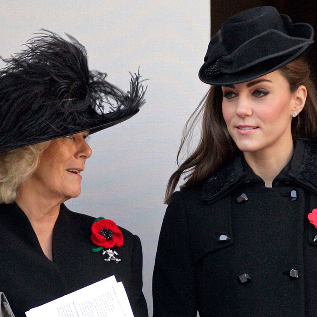 A look back at Princess Kate's first Remembrance Day service with royal family