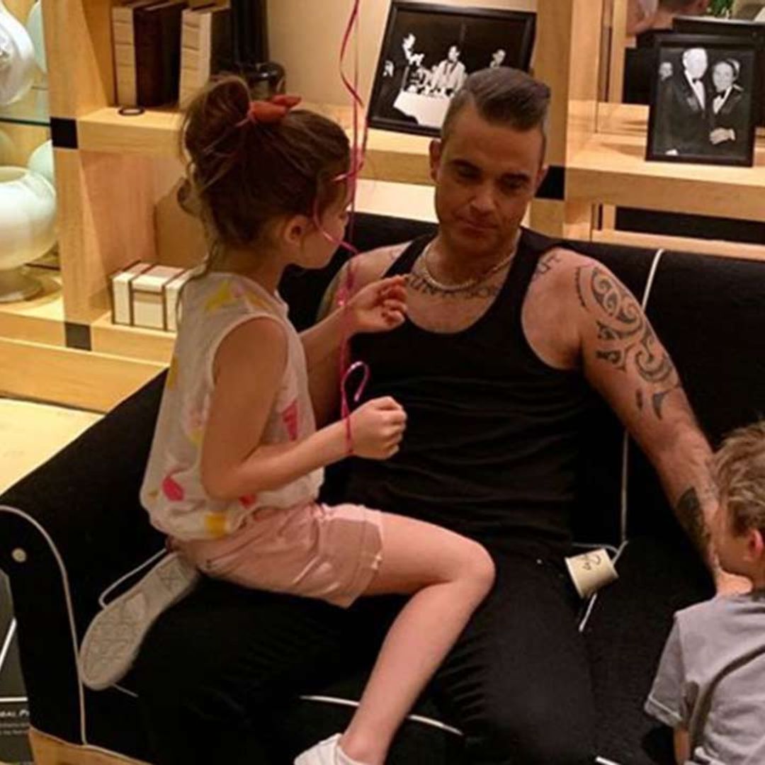 Robbie Williams reveals what daughter Teddy asks him to do every night