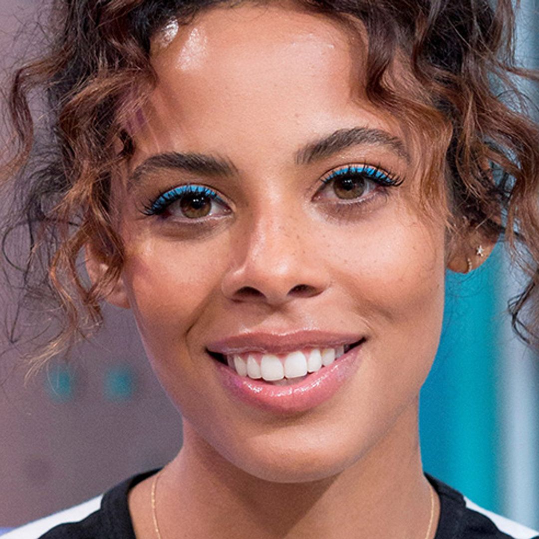 Rochelle Humes just wore the rainbow top of dreams – and its only  £15.99!
