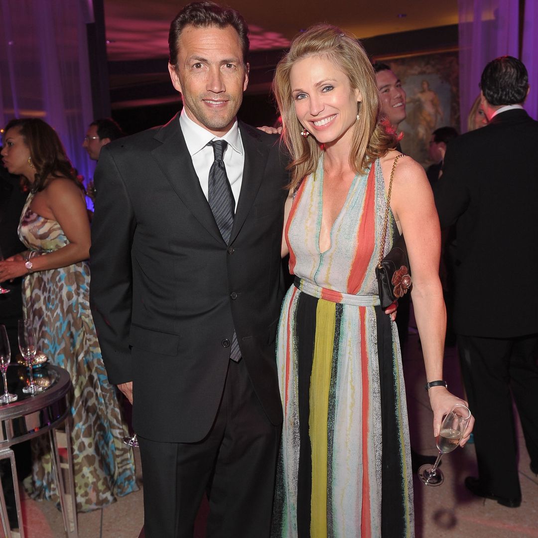 Amy Robach's ex Andrew Shue reunites family during fun night out in rare photo