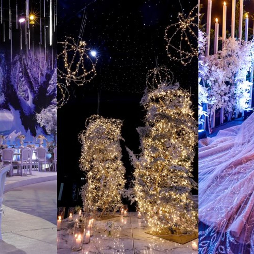 This Winter Wonderland Frozen-inspired wedding has to be seen to be believed