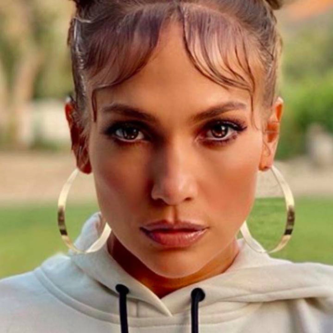 Jennifer Lopez's lips are driving fans wild in new garden party photos