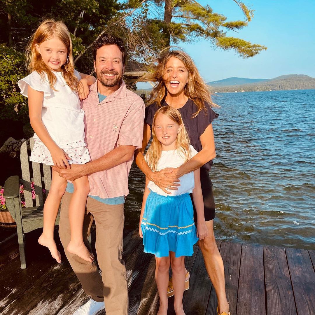 Jimmy Fallon's rarely-seen daughters are so grown-up amid Labor Day celebration