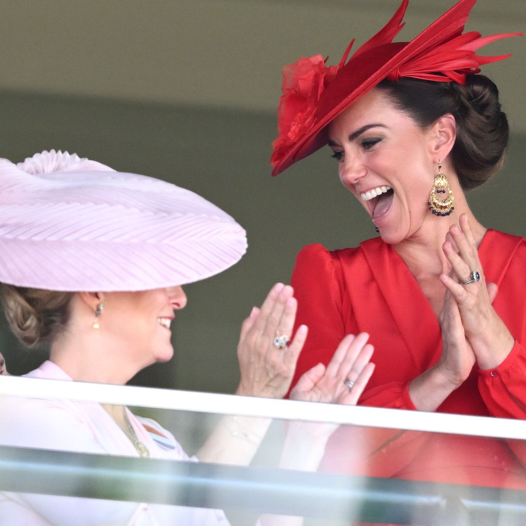 Princess Kate 'borrows' Duchess Sophie’s Victoria Beckham trousers 