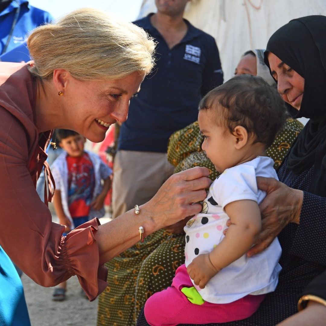 The Countess of Wessex makes her first royal visit to Lebanon to meet refugees and women's organisations