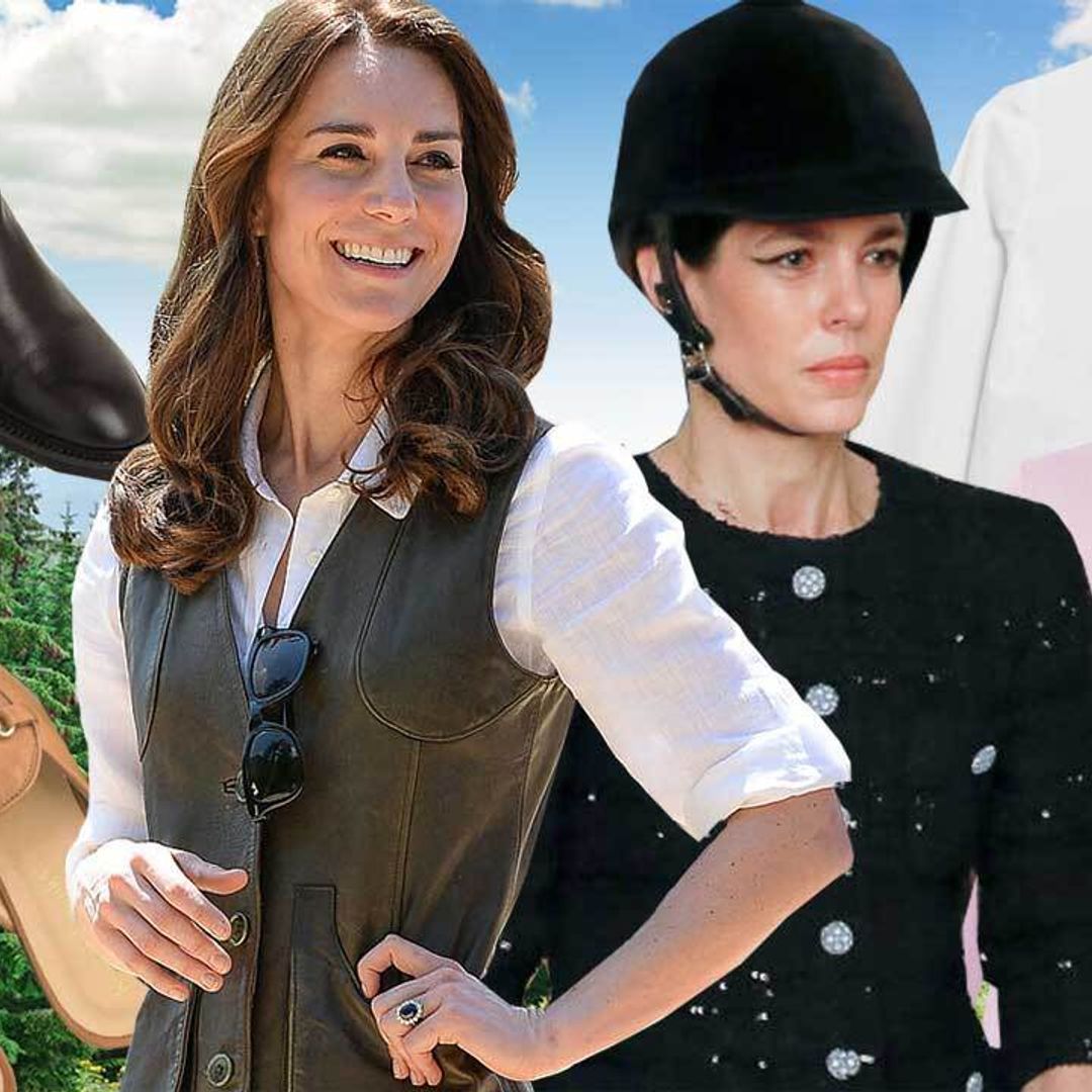 How to nail the equestrian trend this season as inspired by royals Charlotte Casiraghi & Kate Middleton