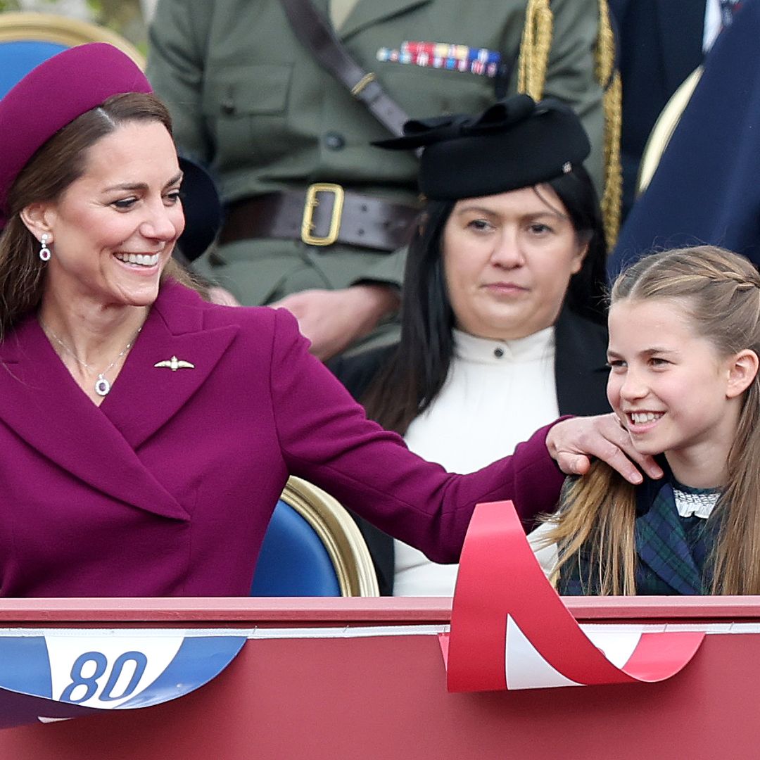 Princess Kate's 4 word instruction to children during balcony appearance revealed
