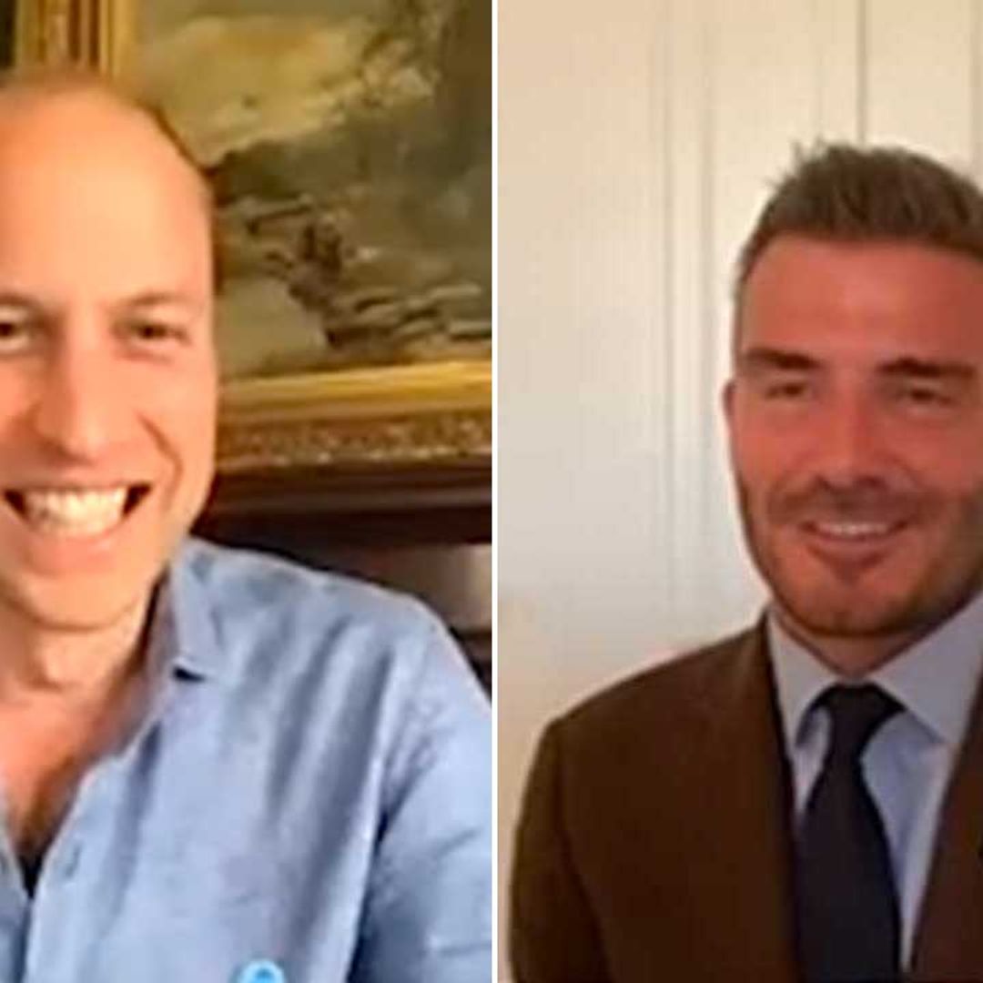 David Beckham gets candid with Prince William about the important life lessons he's teaching his kids