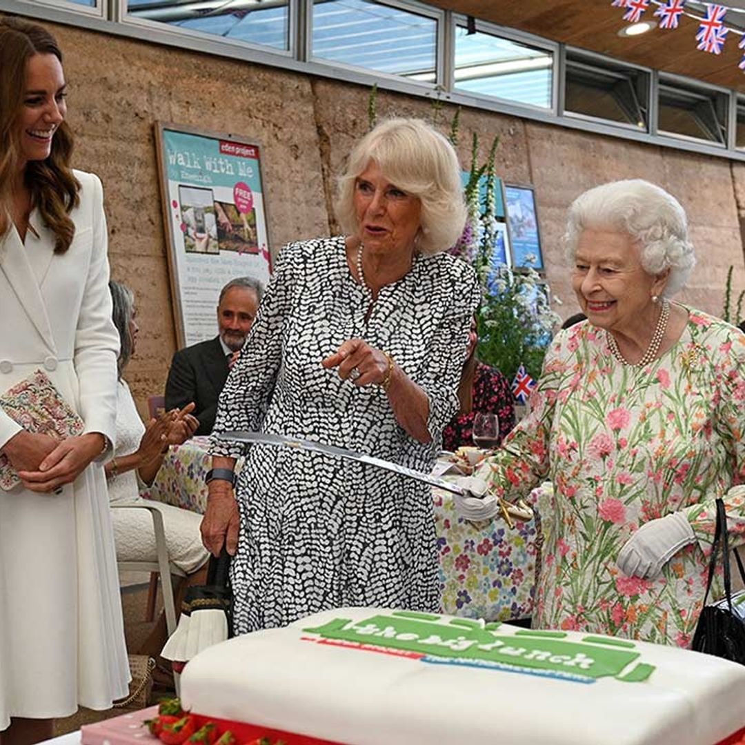 The Queen, Camilla and Kate reunited in Cornwall for G7 summit – all the photos