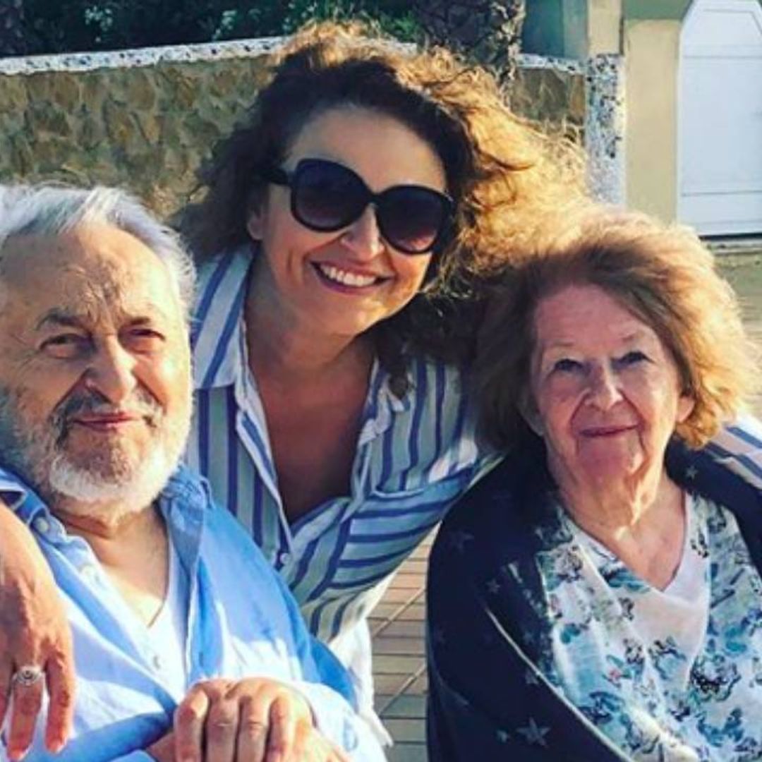 Nadia Sawalha reunites with sister and parents to watch her new cooking show for first time