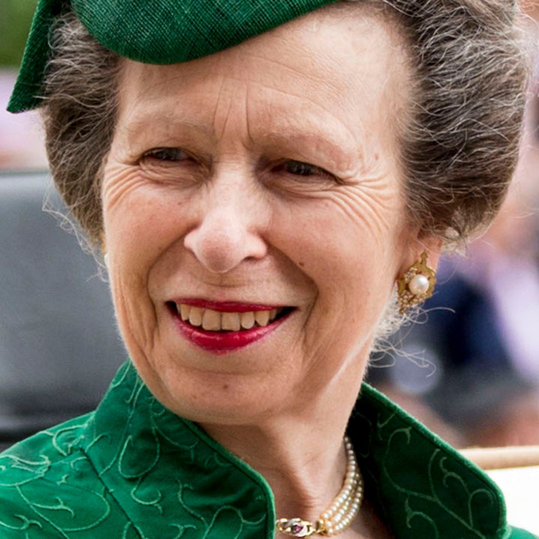 Princess Anne surprises in slinky emerald dress at Buckingham Palace