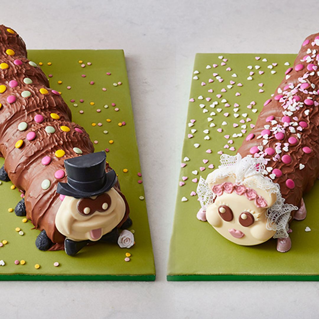 THE celebrity wedding of the year! Colin the caterpillar cake and Connie are getting married