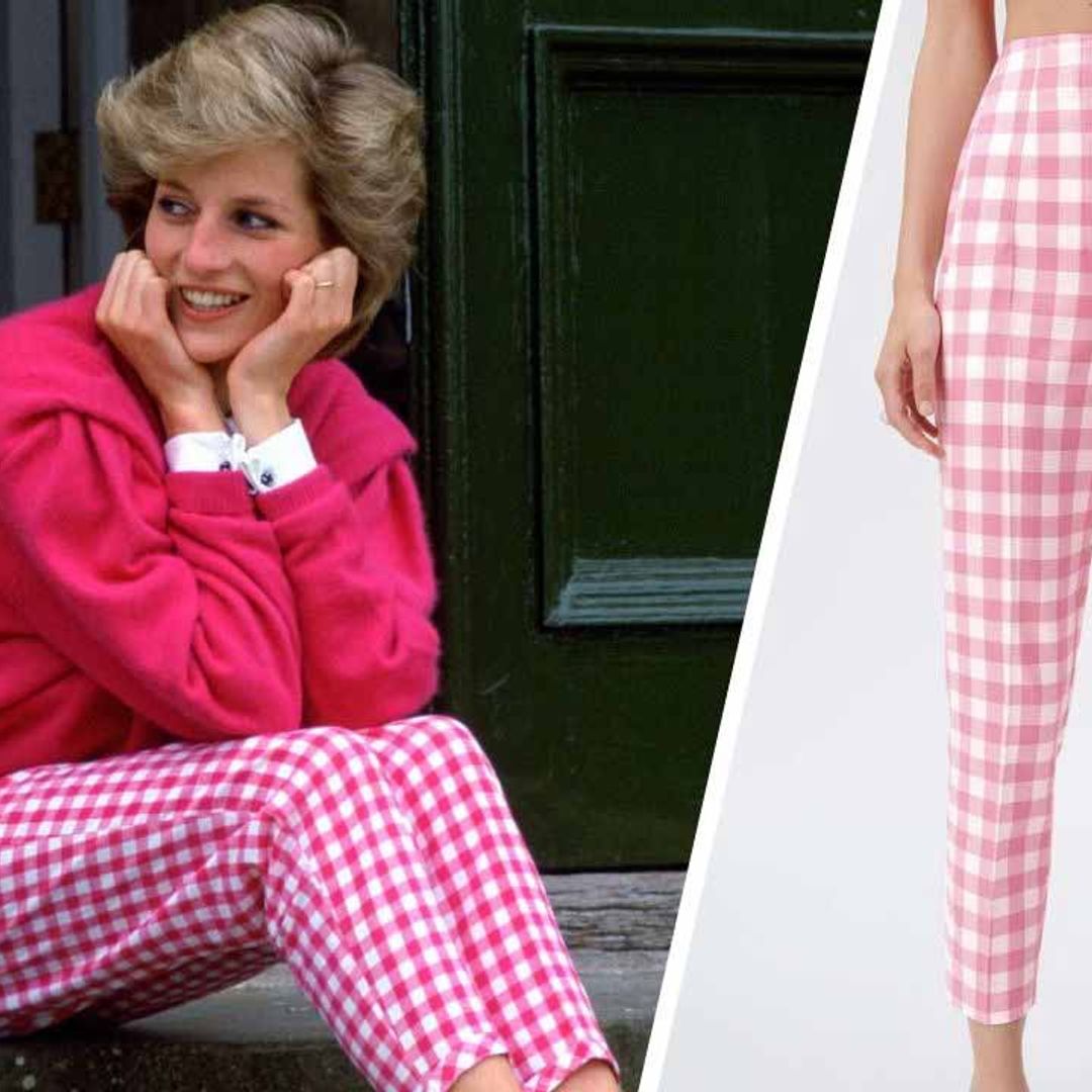 Obsessed with Princess Diana's iconic gingham trousers? We've found the perfect dupes