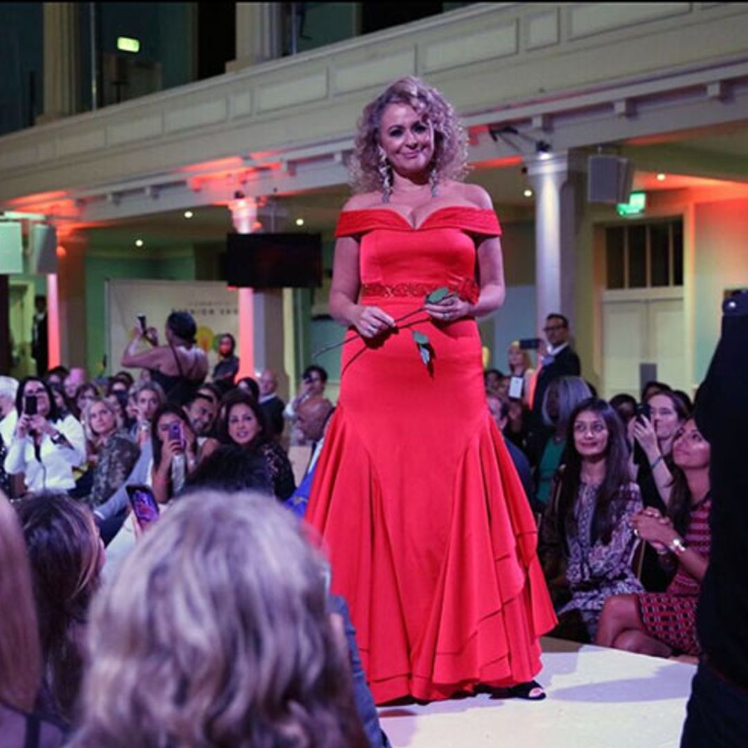 Nadia Sawalha makes catwalk debut alone after Stacey Solomon was forced to pull out for this reason
