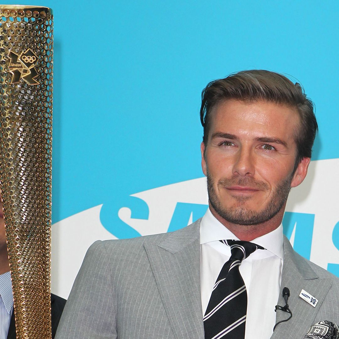 David Beckham looks so different in Olympic throwback photo