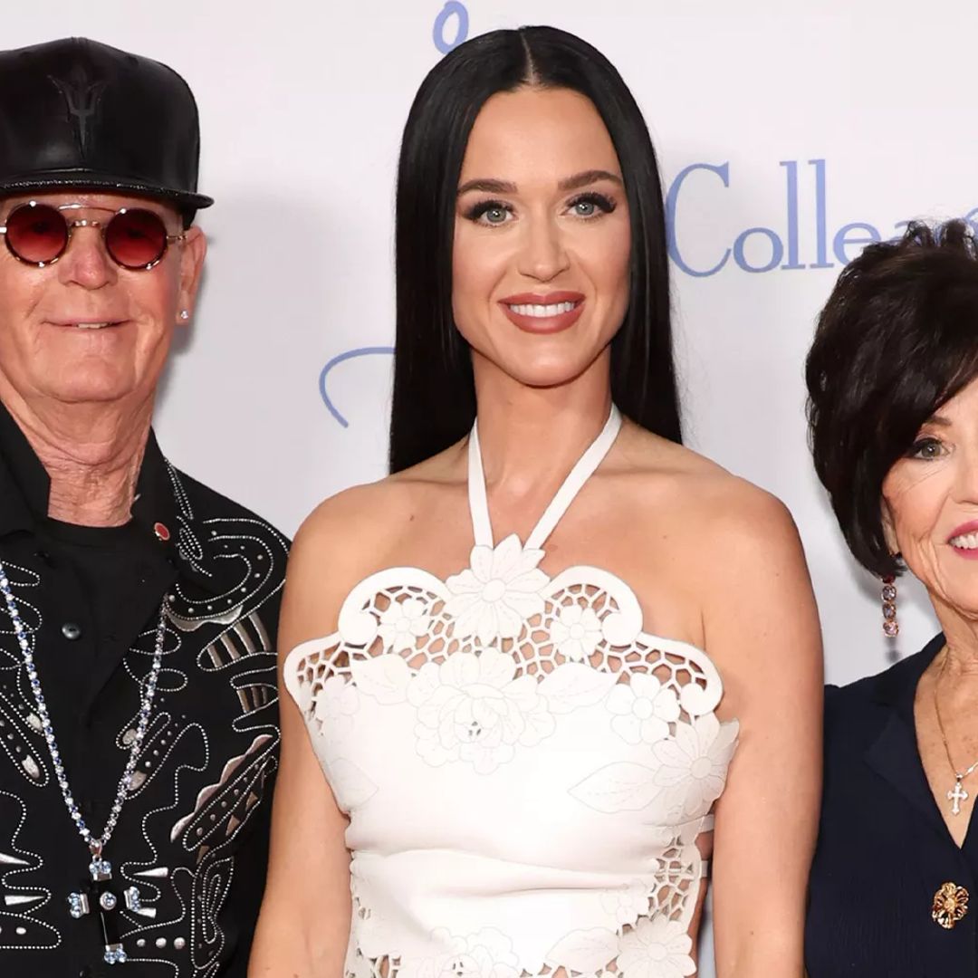 Katy Perry steals the show as she steps out with family in stunning frock on the red carpet