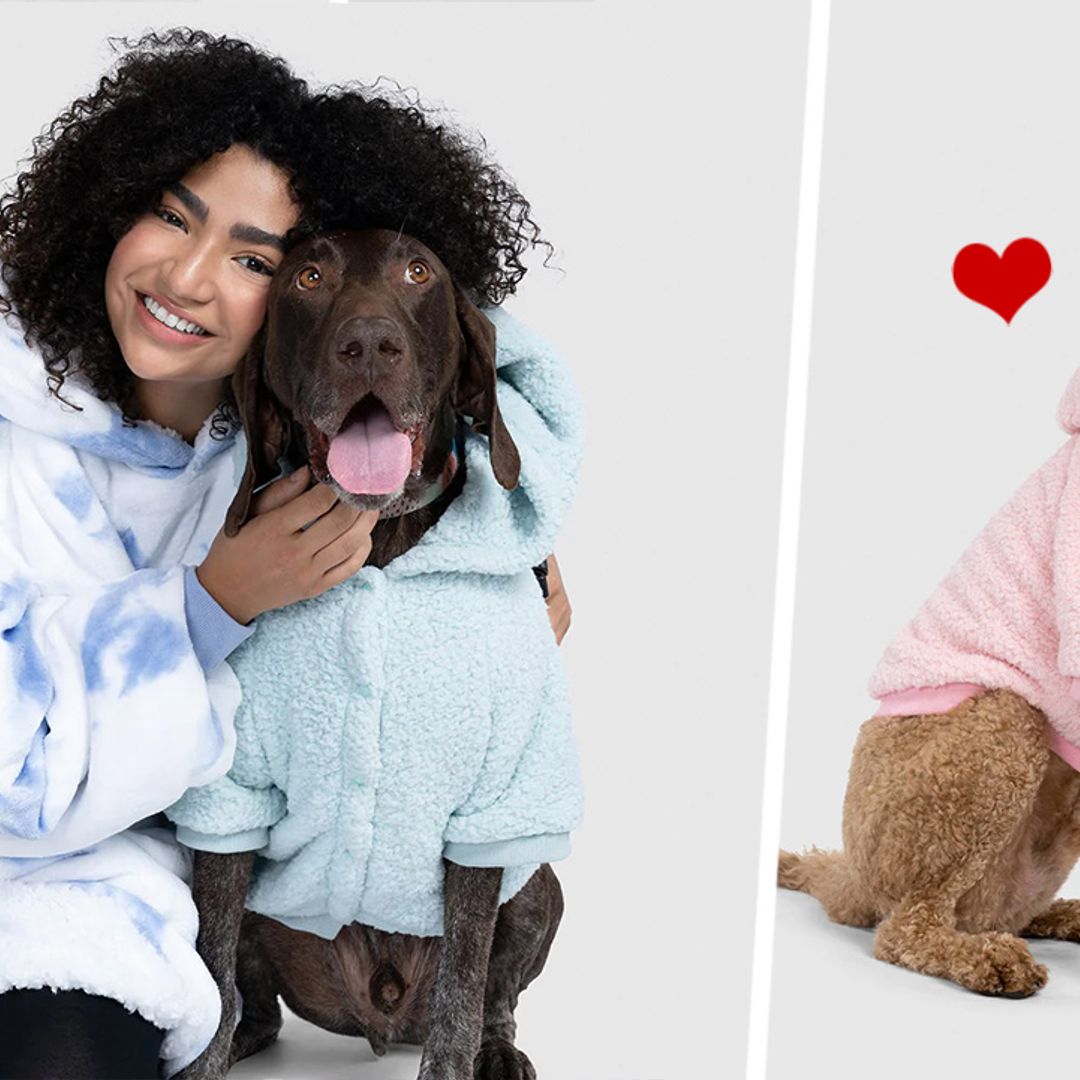 Oodie launches a dog version of the sherpa hoodie and we're obsessed