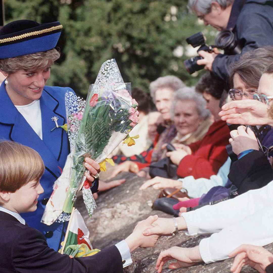 A look back at Prince William's first engagement with mum Princess Diana