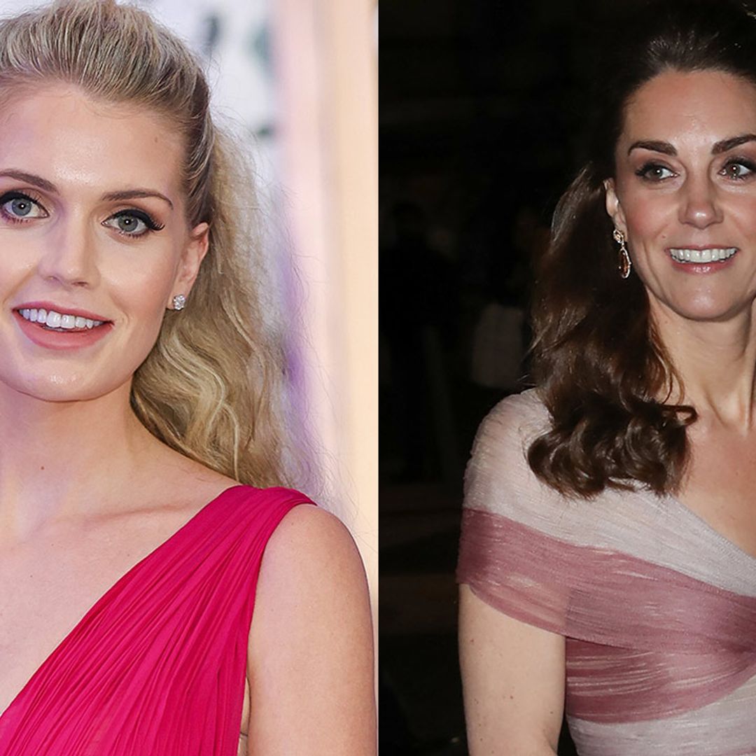 Lady Kitty Spencer channels Kate Middleton in the pink dress of dreams