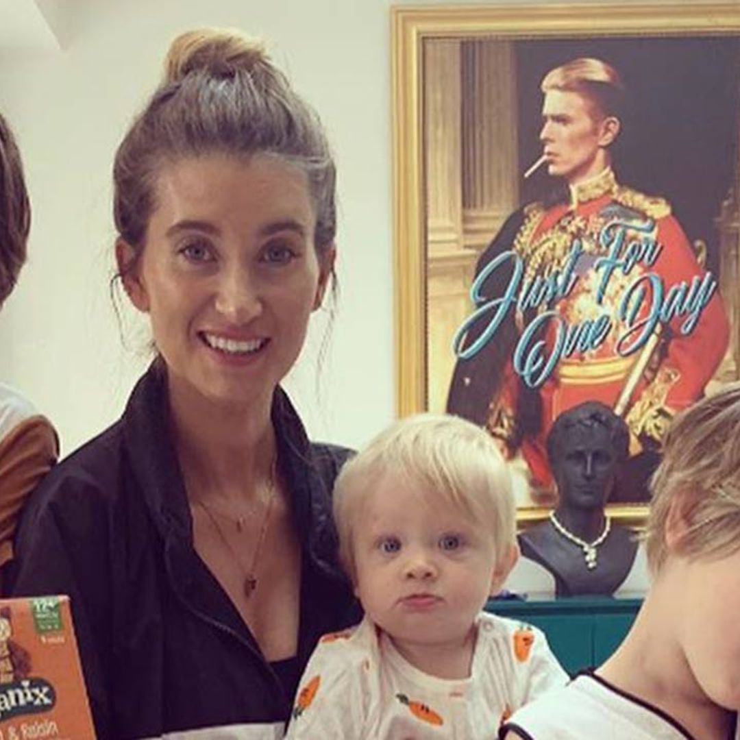 Charley Webb's children look so grown-up in rare family photo