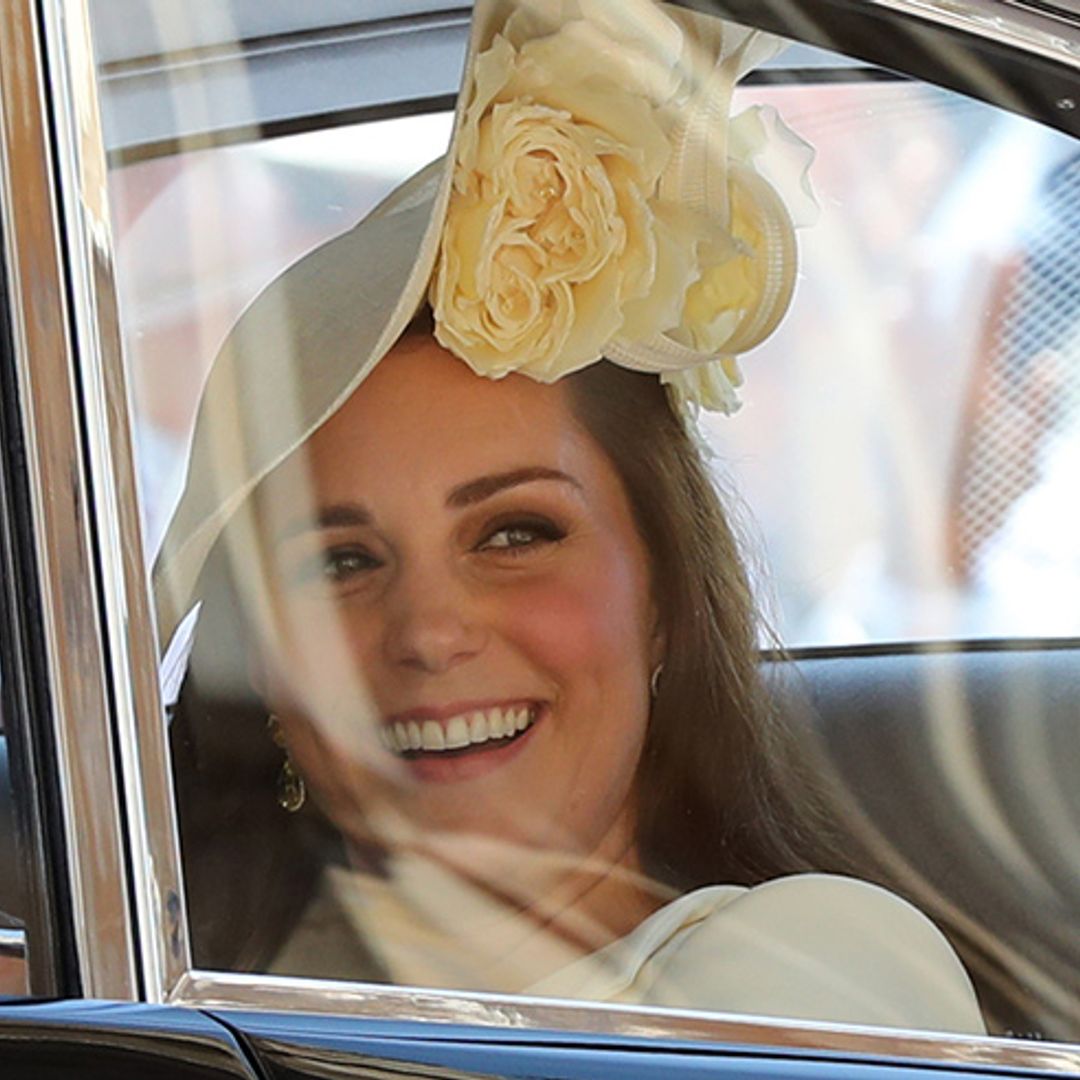 Kate Middleton stuns in yellow Alexander McQueen dress just three weeks after giving birth