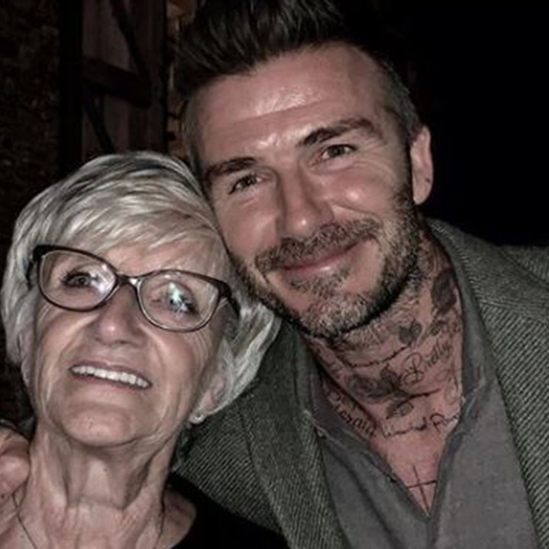 David Beckham makes emotional speech at mum's 70th birthday