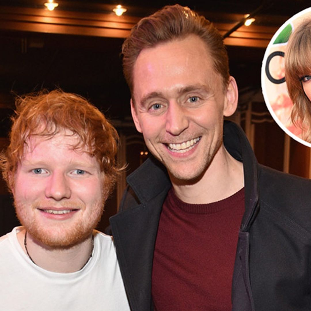 Find out what Tom Hiddleston and Ed Sheeran are saying about Taylor Swift