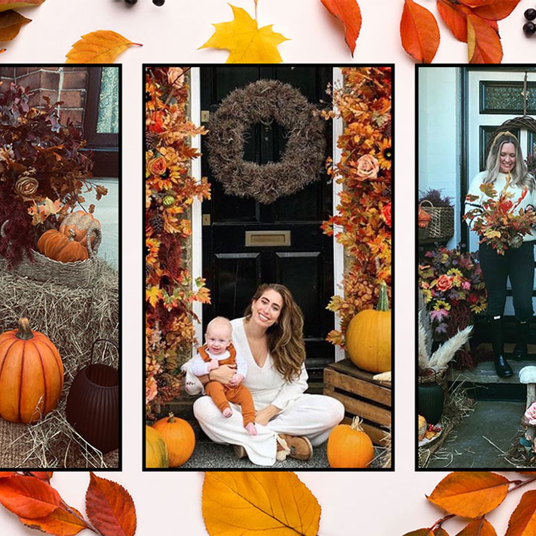 How to create your own show-stopping autumn doorway like Stacey Solomon