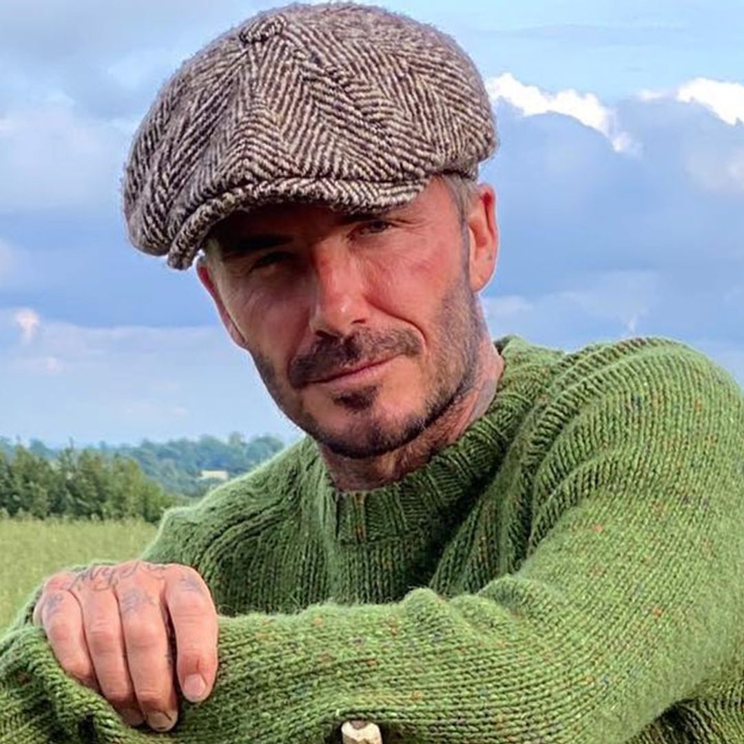 David Beckham shows off rare view of his country home