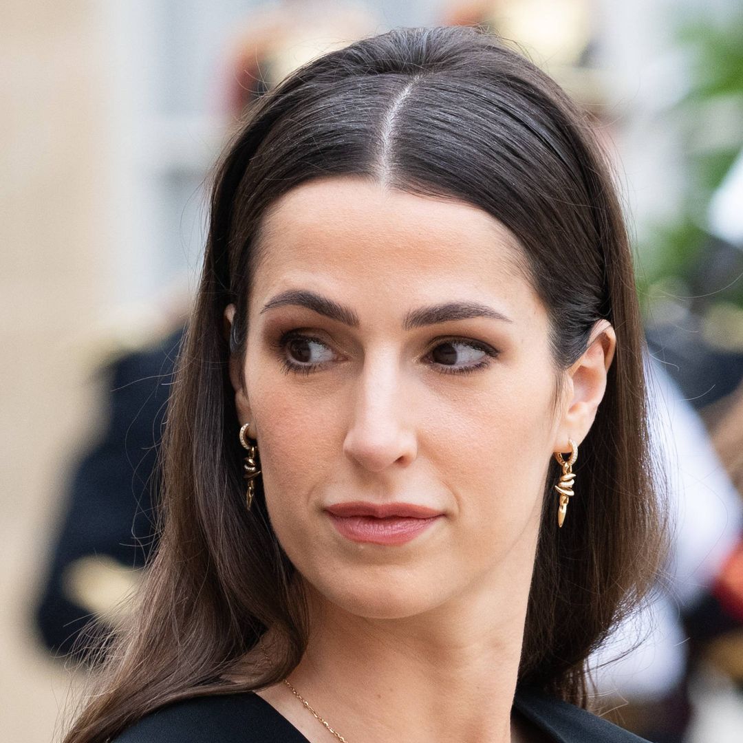 Princess Rajwa's never-before-seen updo highlights 'natural shine' of transformed raven locks