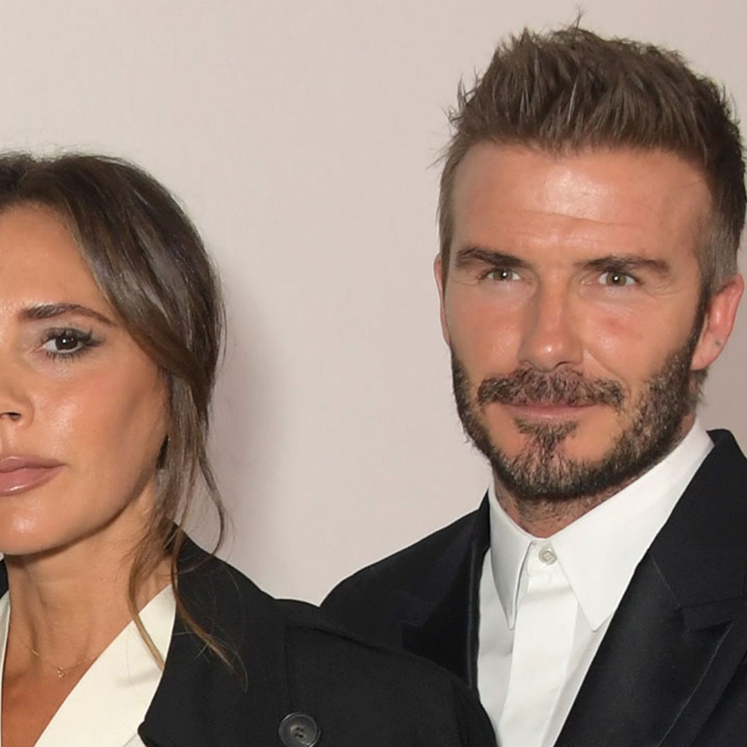 Victoria Beckham surprises in out-of-this-world sparkly leggings for Parisian date night with David