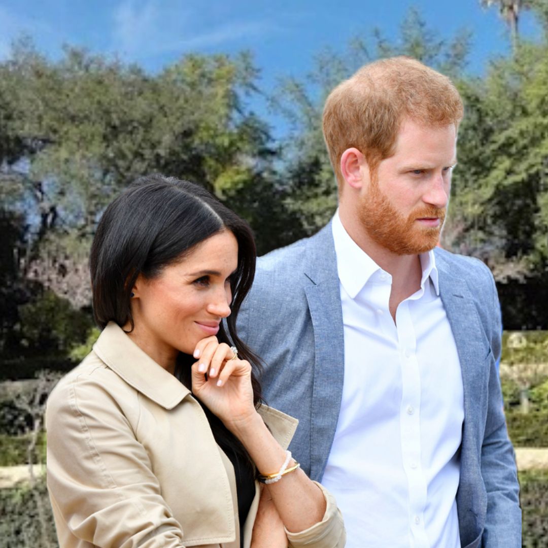 Prince Harry and Meghan Markle's picture-perfect patio with idyllic views at US home