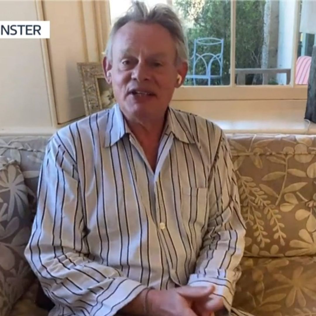 Doc Martin star Martin Clunes reveals why he made TV appearance in pyjamas - watch