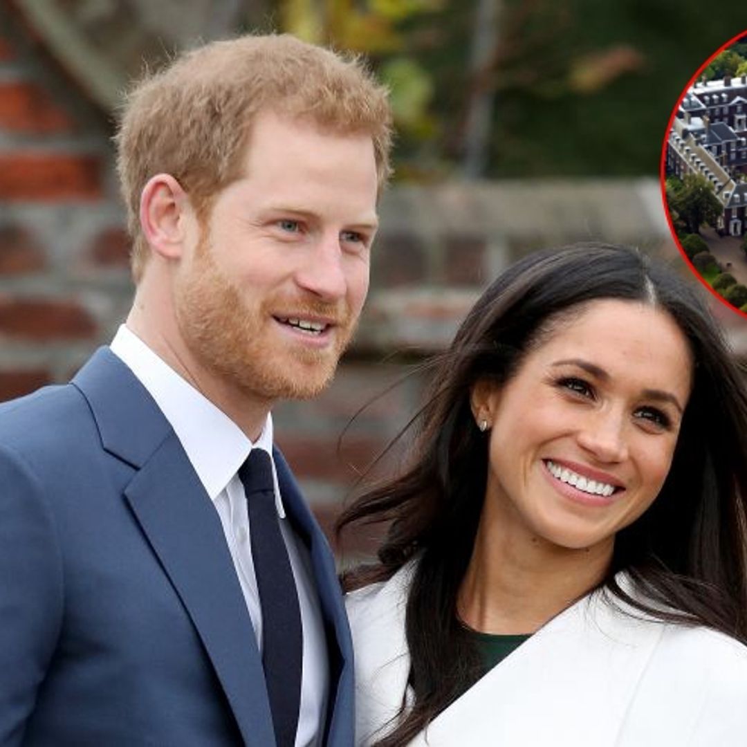 Which royal couple have just moved in next-door to Prince Harry and Meghan Markle?