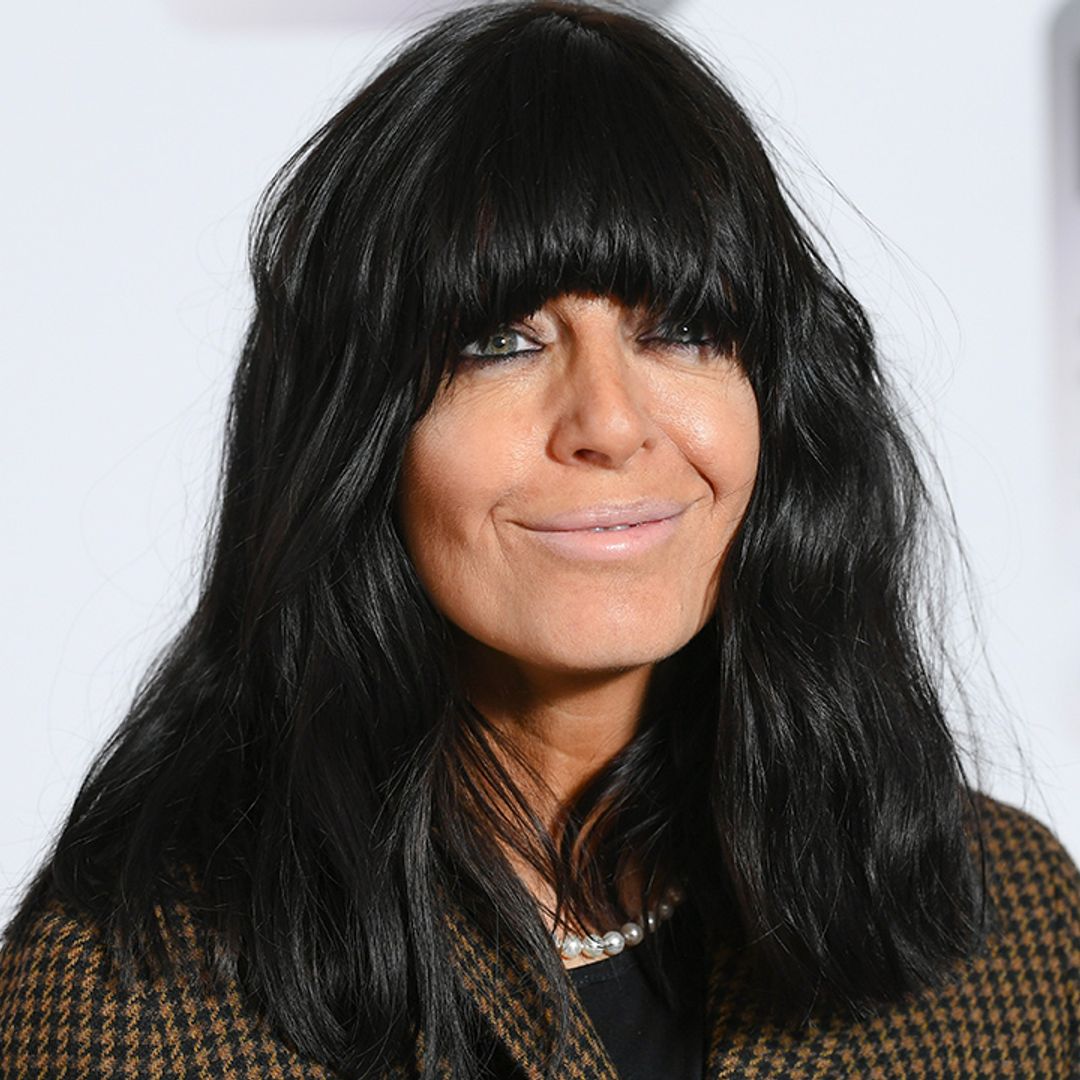 Claudia Winkleman suits up in bold blazer and skinny jeans