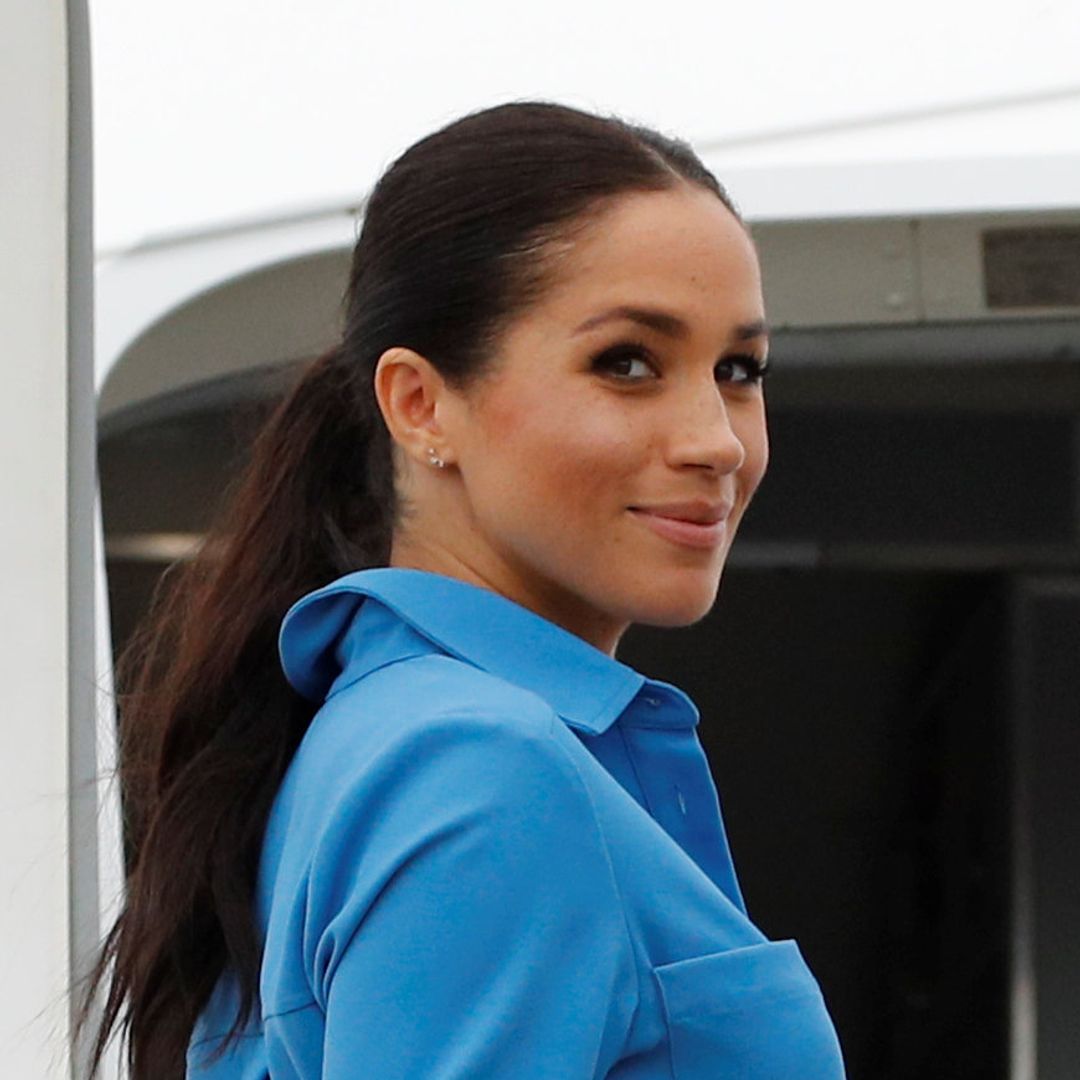 Meghan Markle dons effortlessly chic airport outfit to fly to London Heathrow