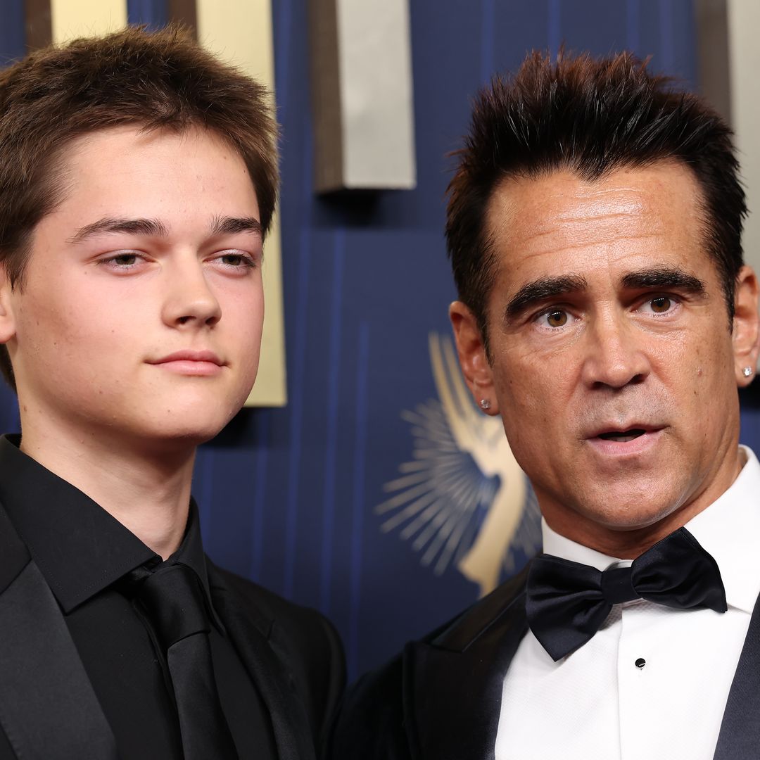 Colin Farrell's son stands tall alongside famous dad on red carpet