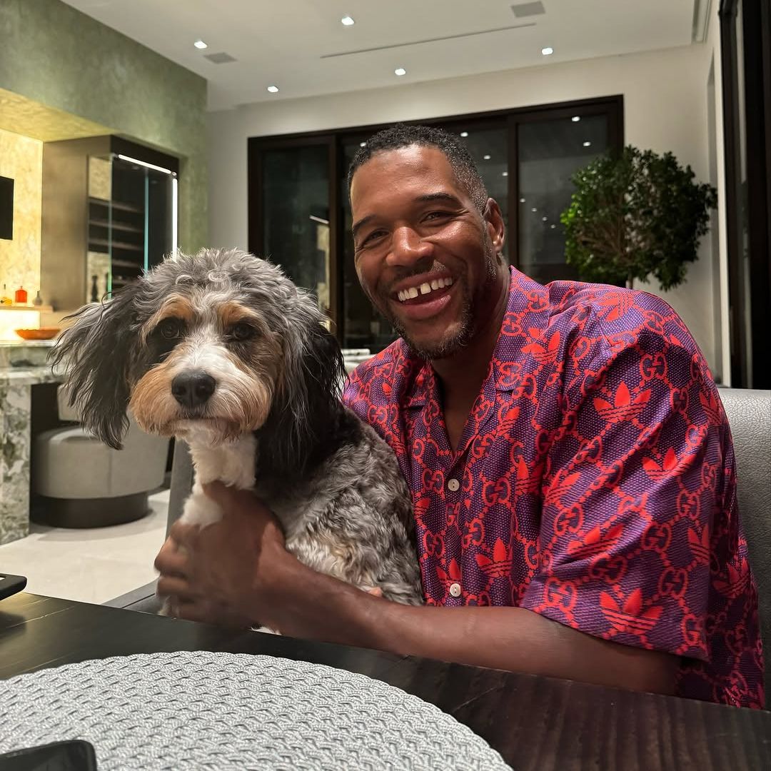 Michael Strahan's private lounge at impressive $15m NYC apartment