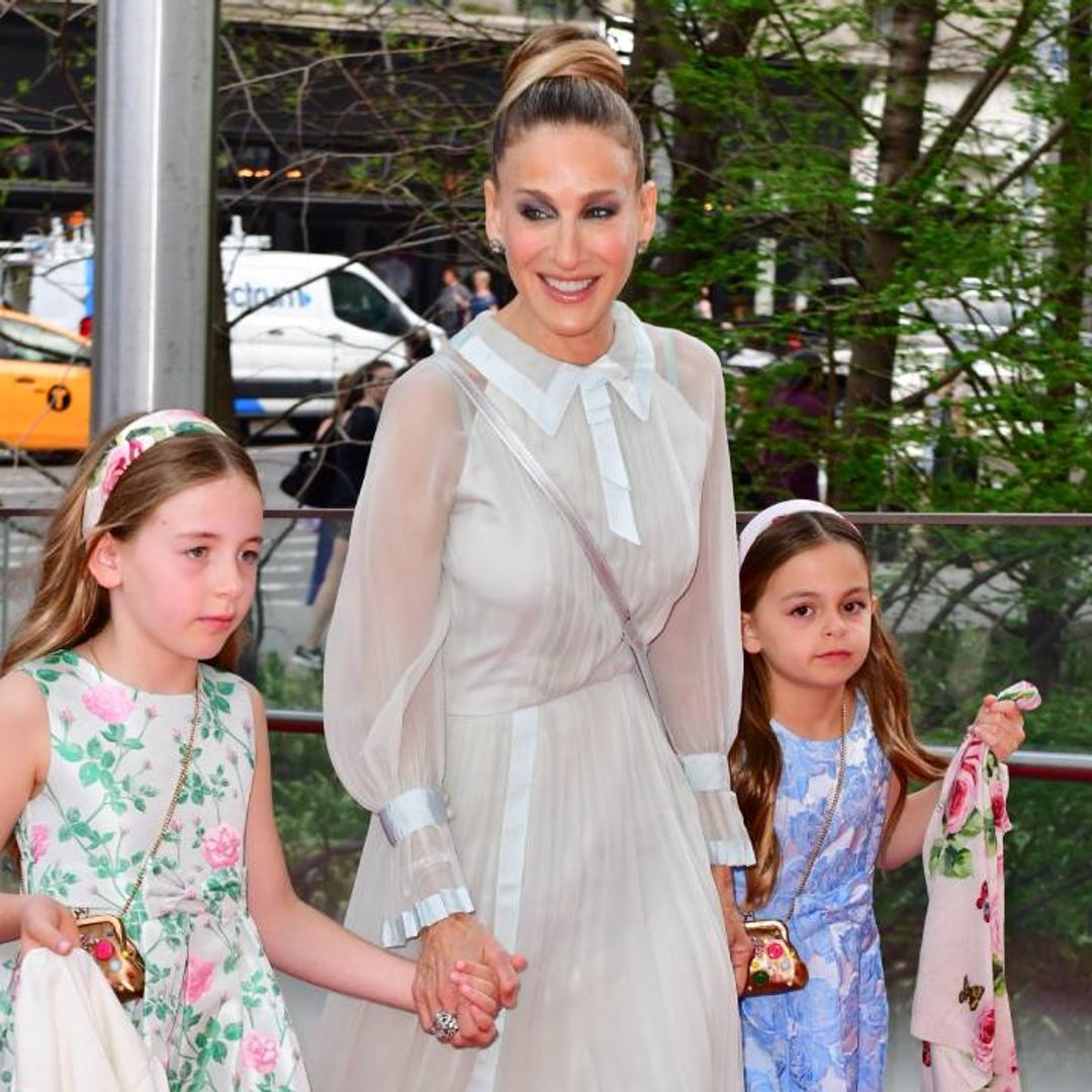 Sarah Jessica Parker gets the best welcome from daughter Tabitha as she reunites with her children in New York