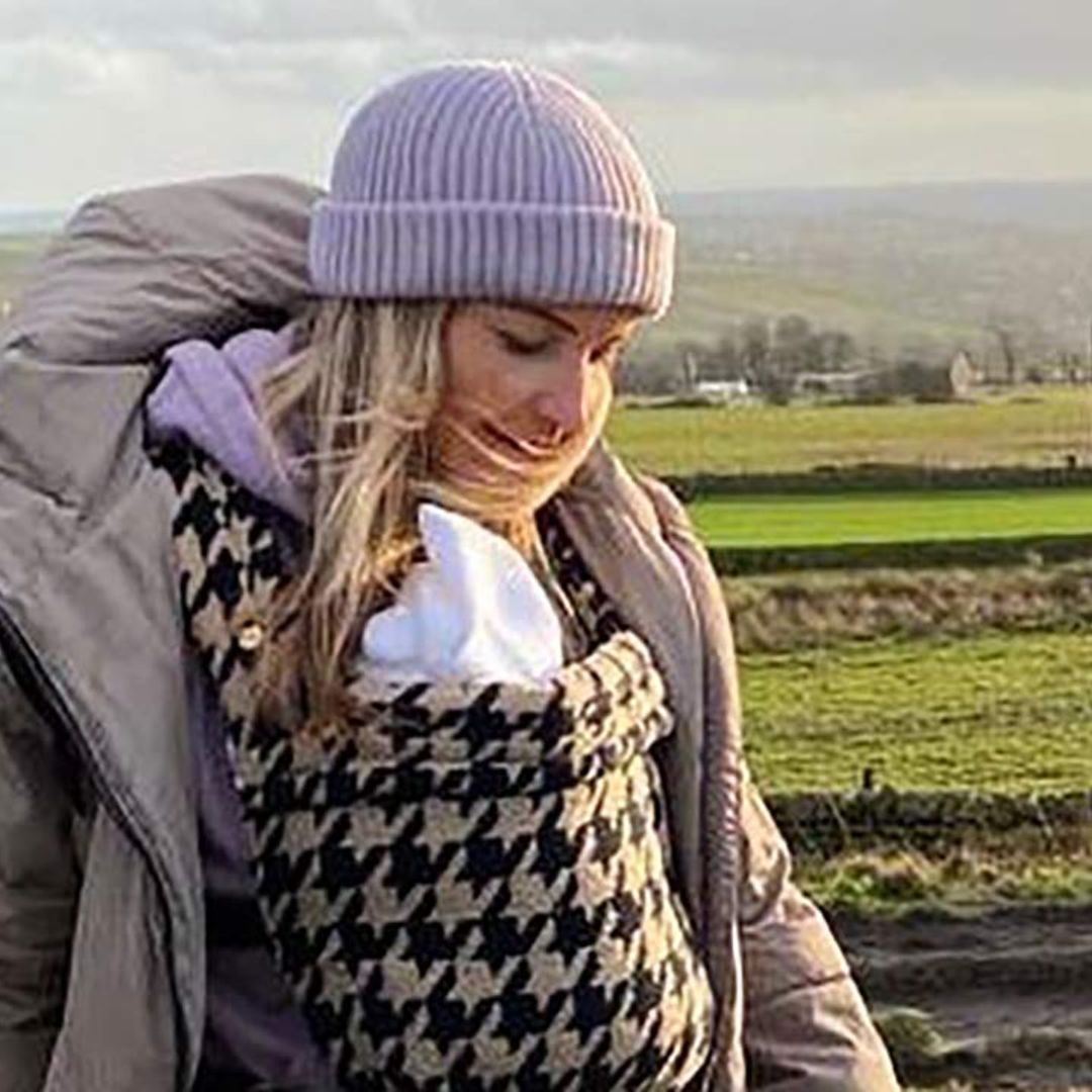 Helen Skelton poses with newborn baby - but reveals less glamorous side to motherhood