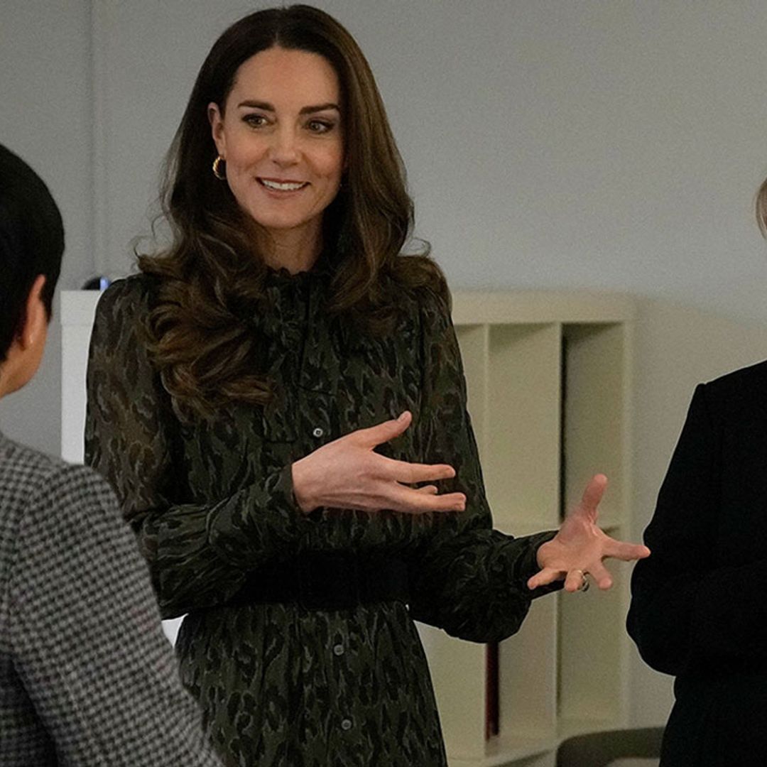 Kate Middleton thanks volunteers from mental health text service  - all the photos