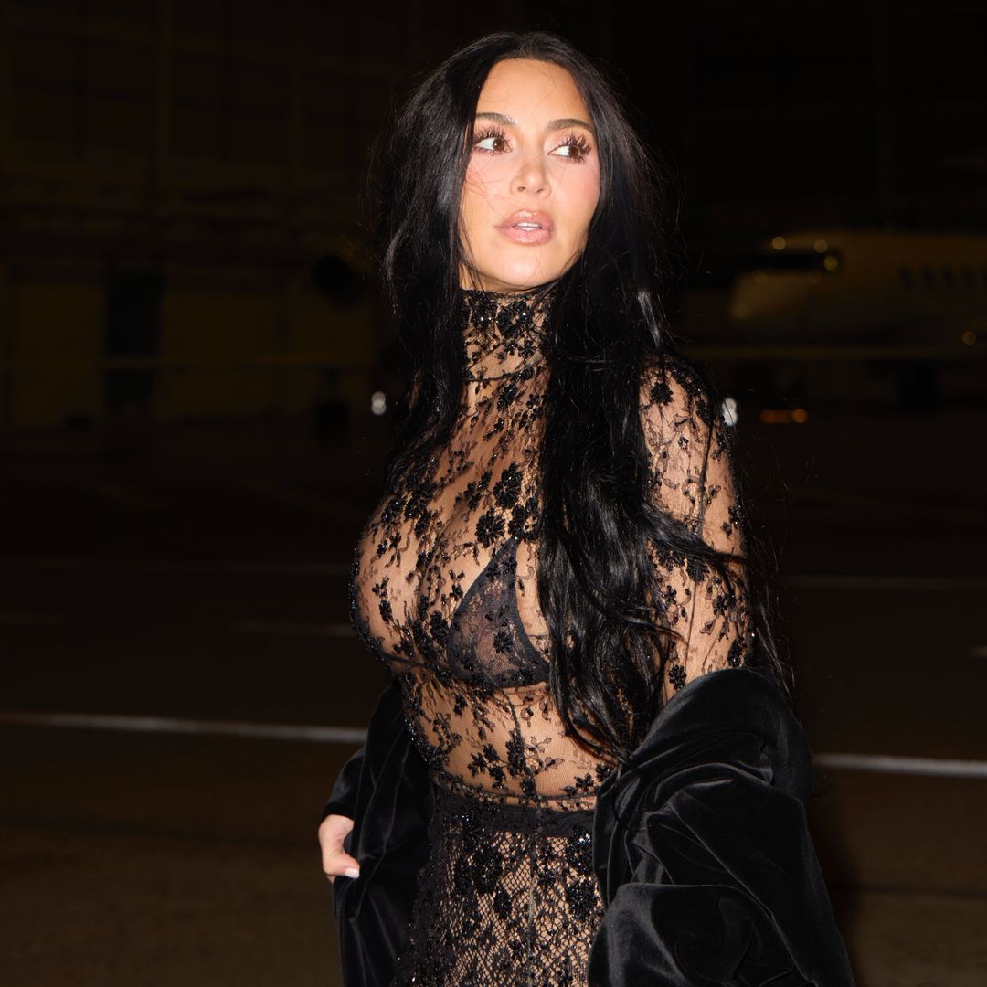 Kim Kardashian is a scene-stealer in naked lace catsuit in Paris