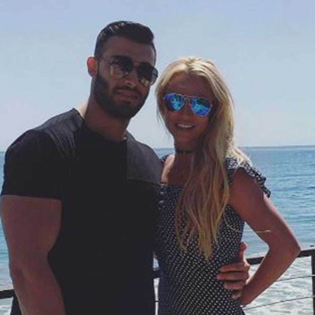 Britney Spears shows off incredible bikini body as she performs handstand trick with boyfriend Sam Asghari