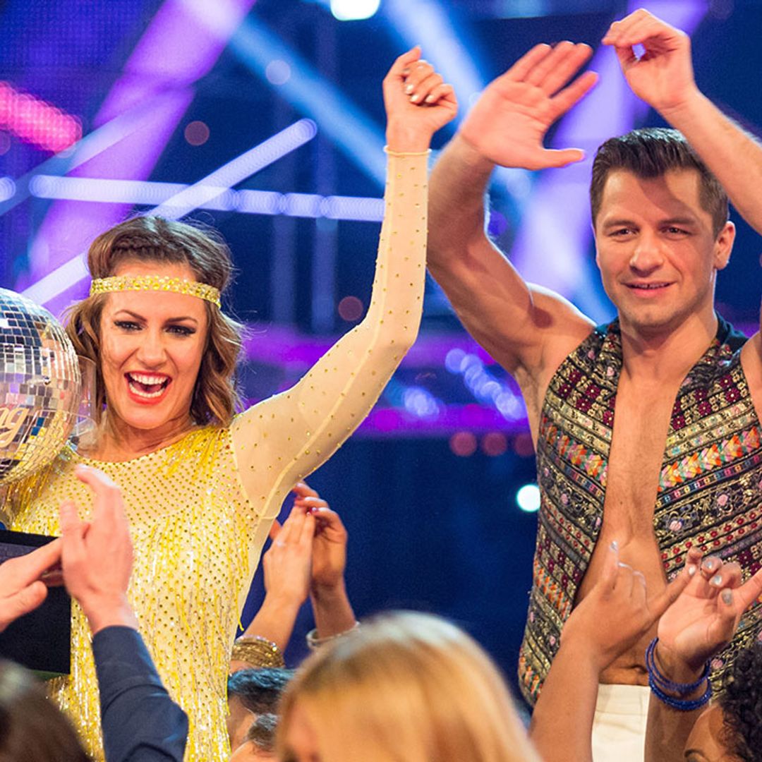 Strictly stars and Pasha Kovalev come together to pay emotional tribute to Caroline Flack