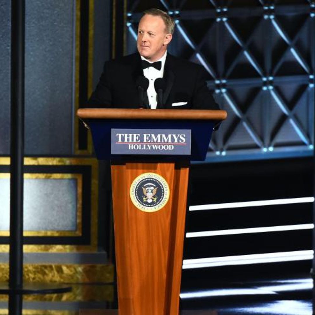 Donald Trump's former press secretary makes surprising Emmy appearance - see the best celebrity reactions