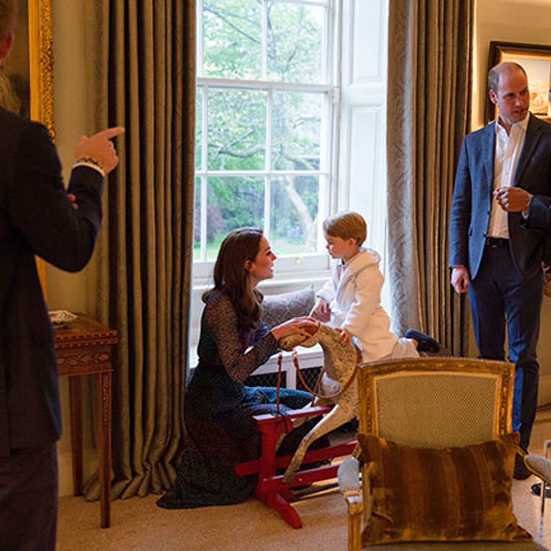 William, Kate and Harry welcome the Obamas for dinner at Kensington Palace