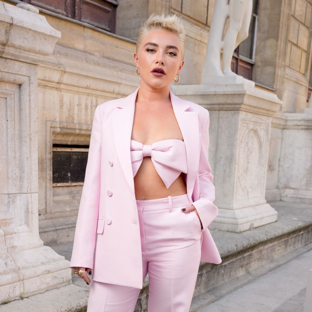 Florence Pugh wore the most unexpected top under her oversized Valentino blazer