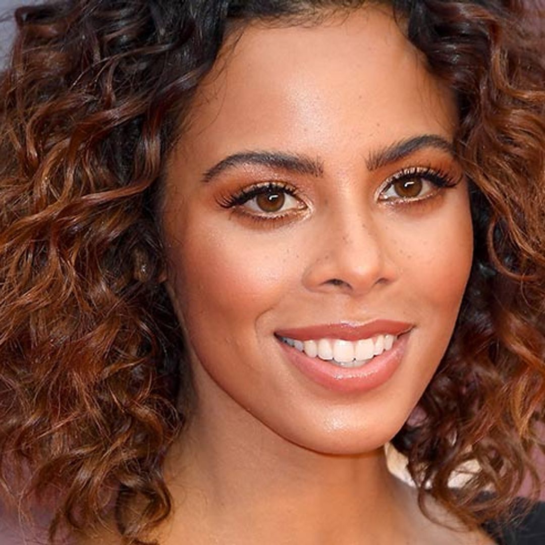Rochelle Humes just stepped out in a fab rainbow Topshop jumper on Lorraine – and it cost her £24